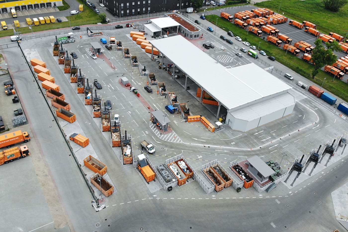 BSR Recyclinghof Berlin – Anlieferung von Sperrmüll